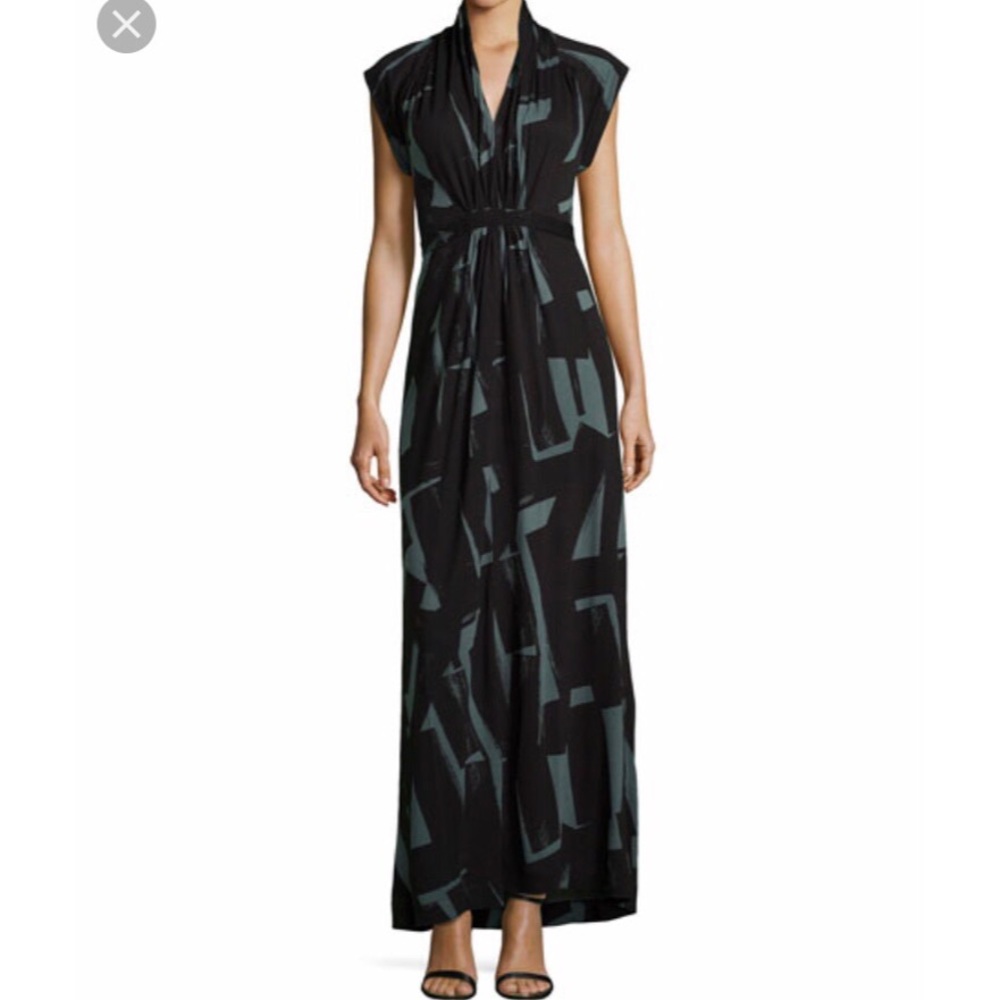French Connection cap sleeve maxi dress